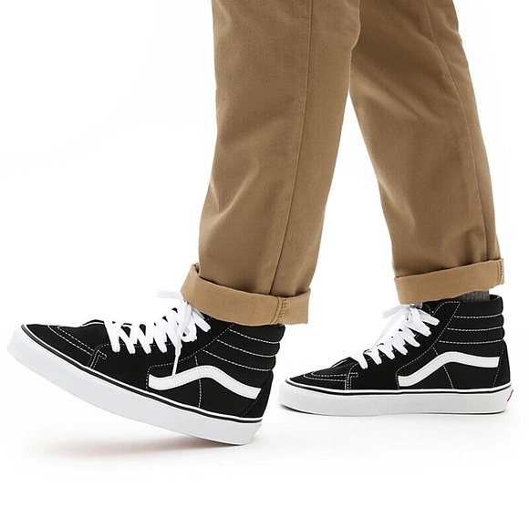 Vans Sk8-Hi Black White Men’s shoes VN000D5IB8C - Picture 5 of 5
